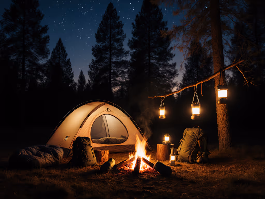 warm-lit-campsite-at-dusk