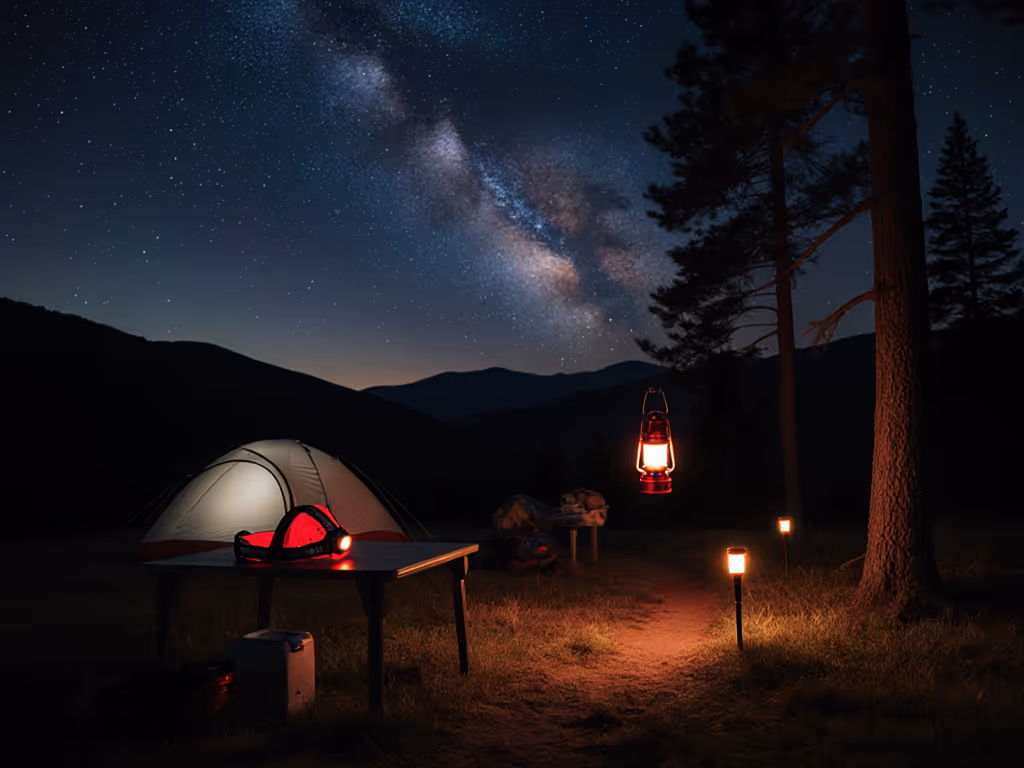 Camp Crew Lighting Blog Post for 2025-11-08: 7 Dark-Sky Camping Lights That Save Batteries and Preserve Night Vision